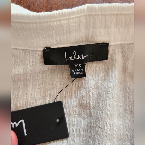 NWT! Lulus Adorable Impression White Midi Dress With Pockets - Picture 5 of 9